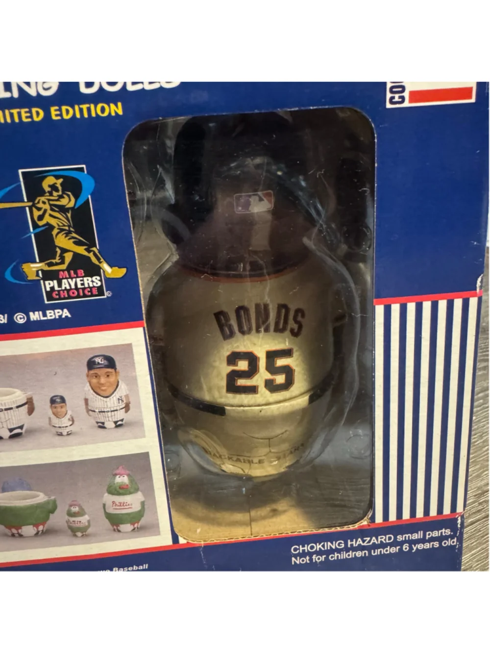 Barry Bonds Stackable Stars Coopersburg Sports Mbl Giants Nesting Dolls Toy